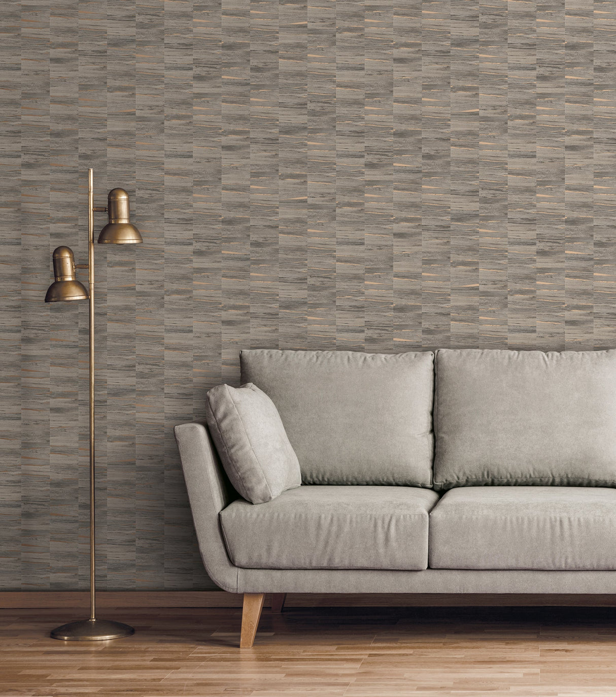 Fine Decor 2900-24900 Hugo Light Brown Faux Wood Wallpaper