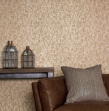 Fine Decor 2900-24925 Constantine Copper Faux Wood Wallpaper