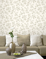 Fine Decor 2900-40290 Jeanie Taupe Tree Wallpaper
