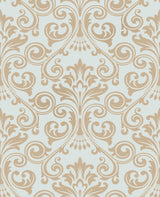 Fine Decor 2900-41709 Wentworth Blue Damask Wallpaper