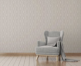 Fine Decor 2900-41738 Quentin Neutral Ogee Wallpaper