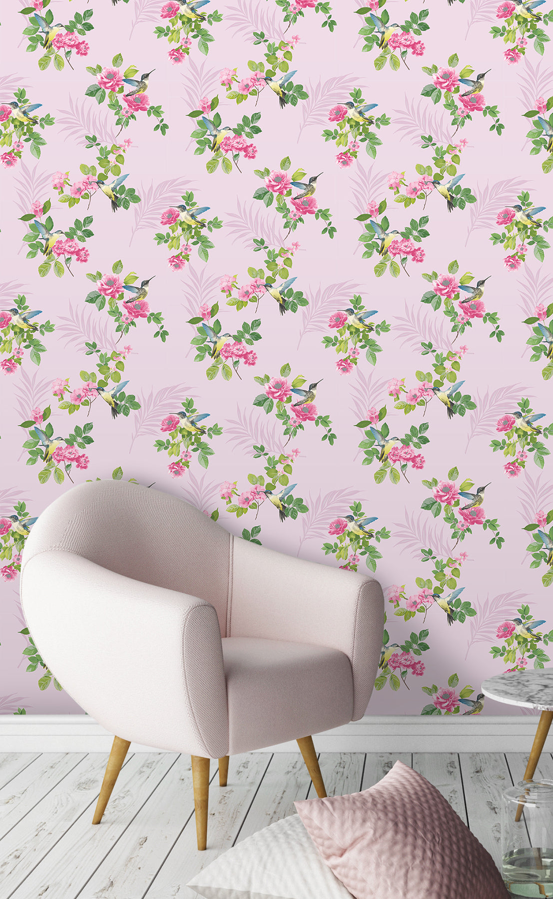 Fine Decor 2900-41770 Juniper Pink Botanical Wallpaper