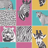 Fine Decor 2900-41917 Zoya Multicolor Safari Wallpaper