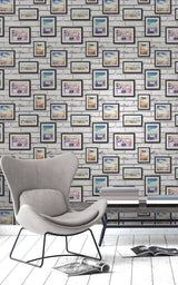 Fine Decor 2900-41920 Inspire Multicolor Frames Wallpaper