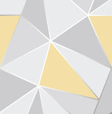 Fine Decor 2900-41985 Arken Yellow Geometric Wallpaper