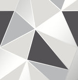 Fine Decor 2900-41986 Arken Black Geometric Wallpaper