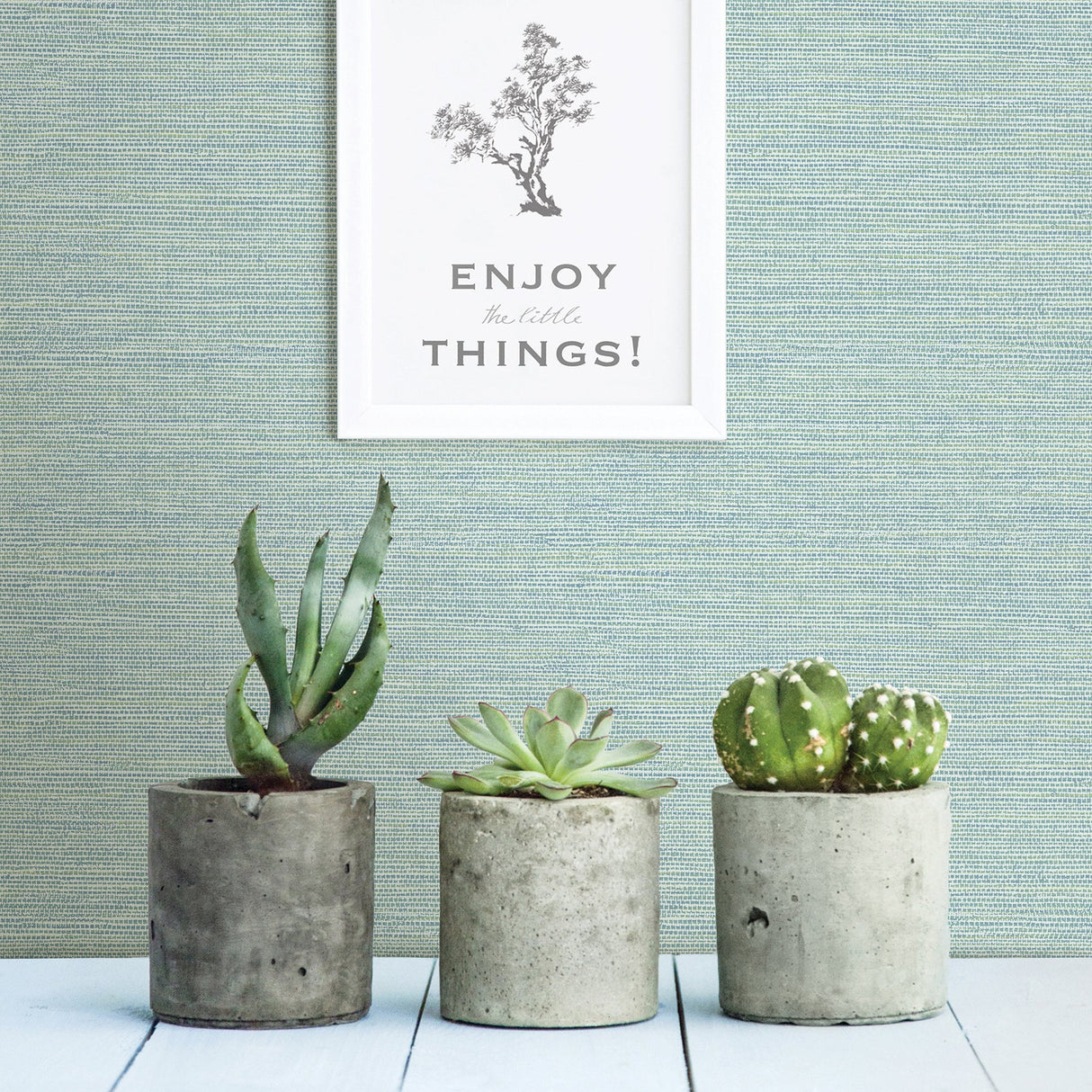 A-Street Prints 2901-24282 Agave Bliss Teal Faux Grasscloth Wallpaper
