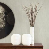 A-Street Prints 2901-25422 Raffia Thames Light Grey Faux Grasscloth Wallpaper