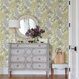 A-Street Prints 2901-87503 Palomas Grey Botanical Wallpaper