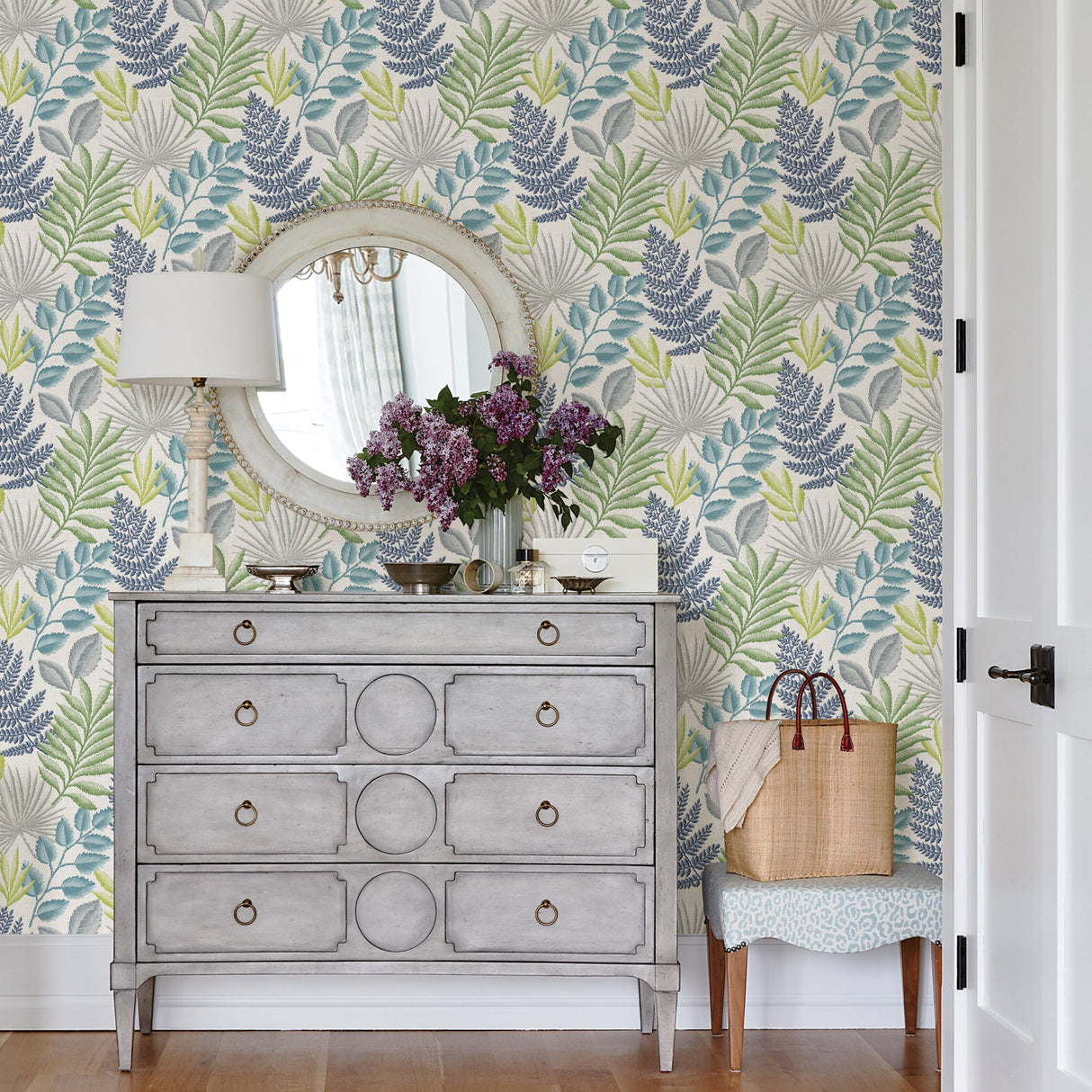 A-Street Prints 2901-87504 Palomas Multicolor Botanical Wallpaper