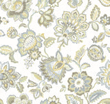 A-Street Prints 2901-87514 Corona Mustard Jacobean Wallpaper