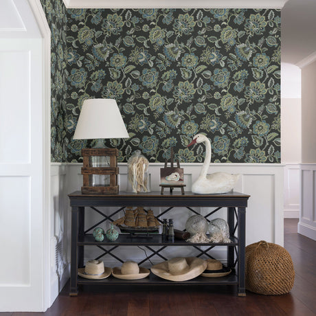 A-Street Prints 2901-87516 Corona Multicolor Jacobean Wallpaper
