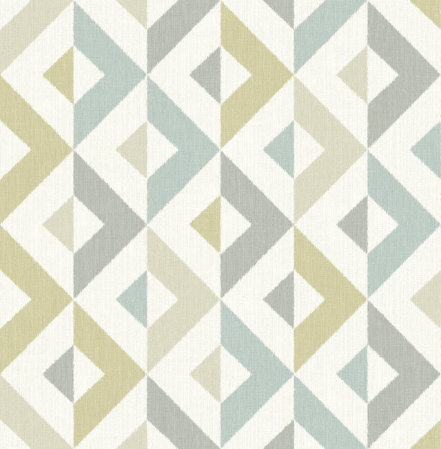 A-Street Prints 2902-25544 Seesaw Geometric Faux Linen Wallpaper - Eade's Wallpaper