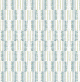 A-Street Prints 2903-25804 Burgen Teal Geometric Linen Wallpaper