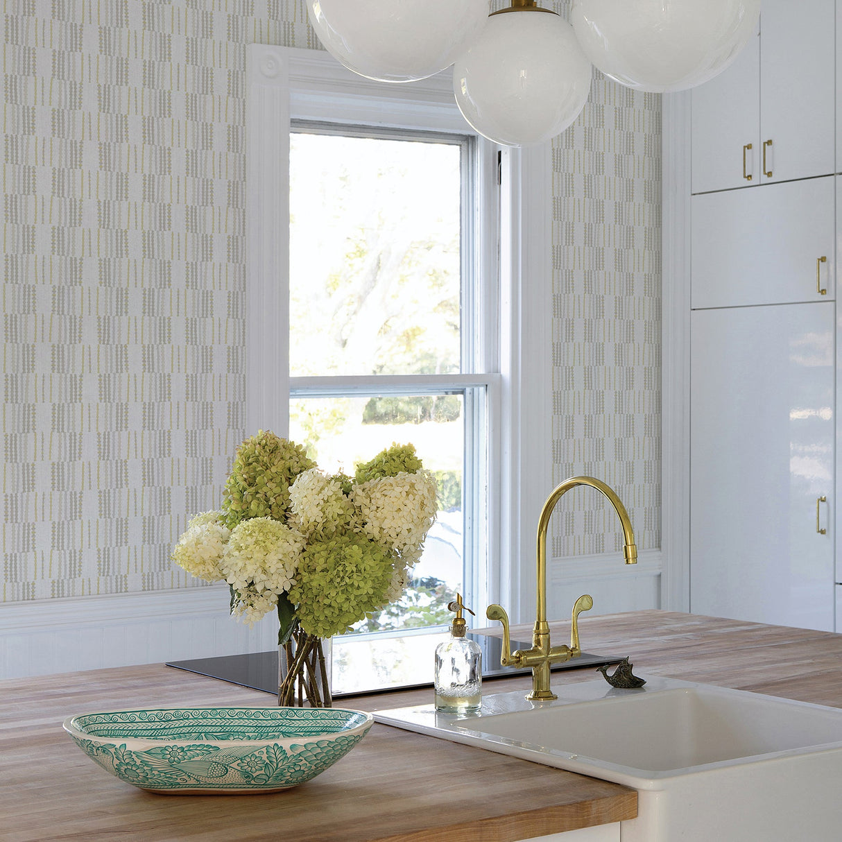 A-Street Prints 2903-25805 Burgen Grey Geometric Linen Wallpaper