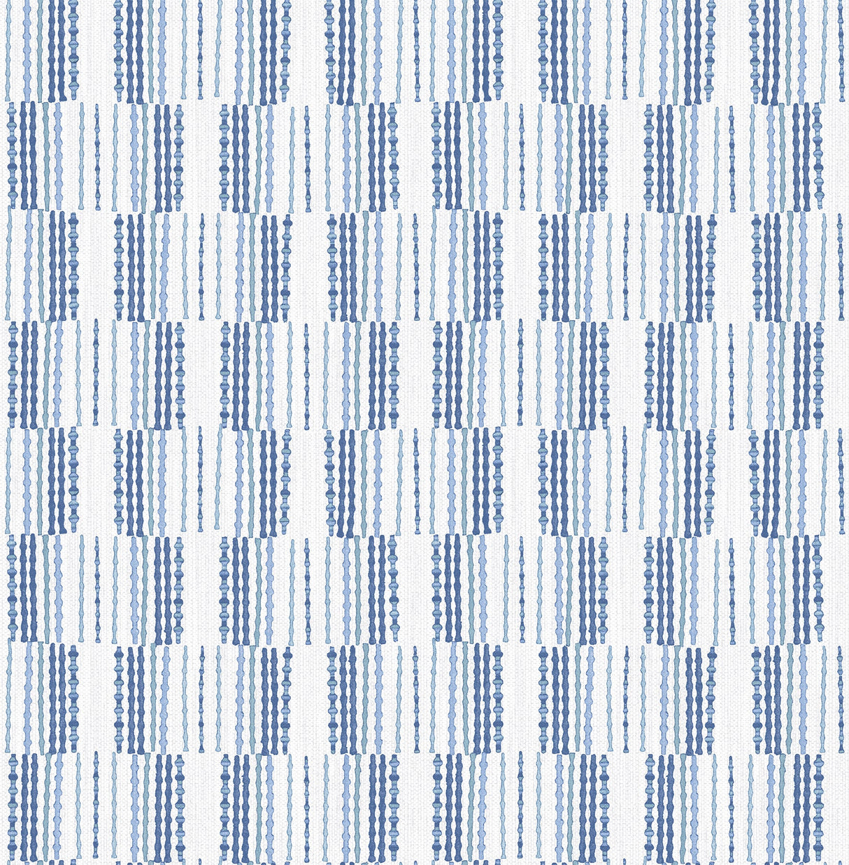 A-Street Prints 2903-25806 Burgen Blue Geometric Linen Wallpaper