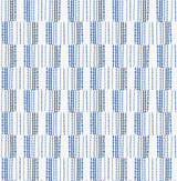 A-Street Prints 2903-25806 Burgen Blue Geometric Linen Wallpaper