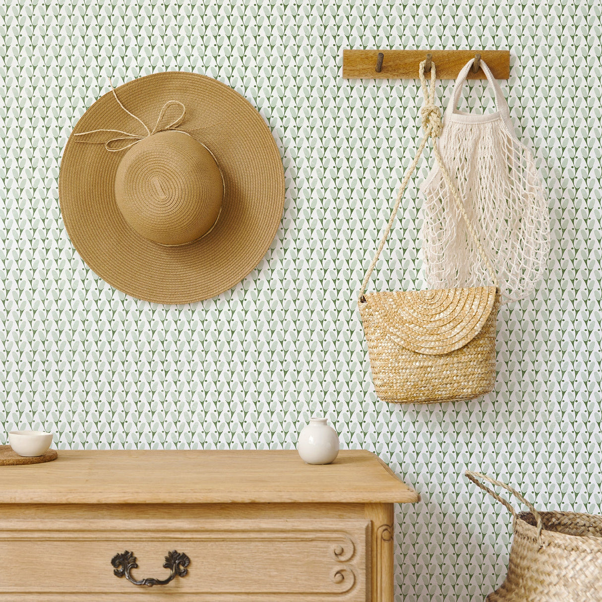 A-Street Prints 2903-25813 Landon Green Abstract Geometric Wallpaper
