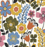 A-Street Prints 2903-25825 Piper Multicolor Floral Wallpaper