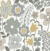 A-Street Prints 2903-25826 Piper Lavender Floral Wallpaper