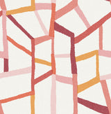 A-Street Prints 2903-25846 Tate Pink Geometric Linen Wallpaper