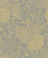 A-Street Prints 2903-25854 Alannah Taupe Botanical Wallpaper