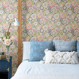 A-Street Prints 2903-25865 Lucy Multicolor Floral Wallpaper
