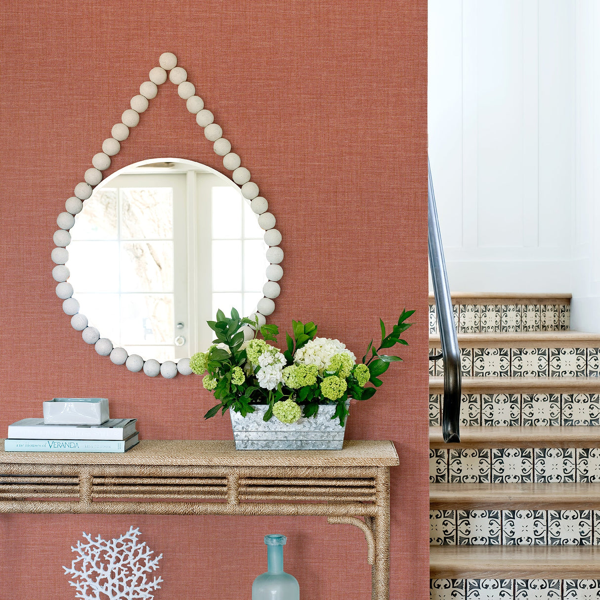 A-Street Prints 2903-25872 Jocelyn Pink Faux Linen Wallpaper