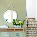 A-Street Prints 2903-25874 Jocelyn Light Green Faux Linen Wallpaper