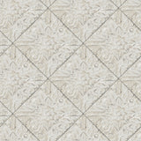 Brewster 2904-13094 Brandi Grey Tin Tile Wallpaper