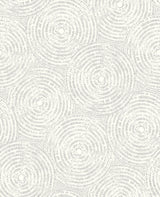 Brewster 2904-24523 Vatten Platinum Geometric Wallpaper