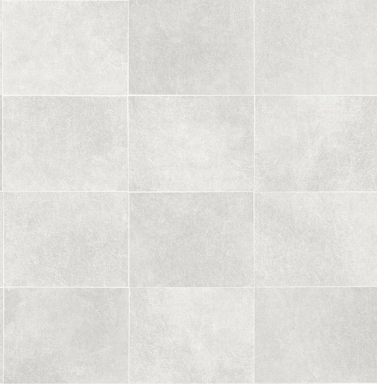 Brewster 2904-24908 Cecelia Light Grey Faux Tile Wallpaper