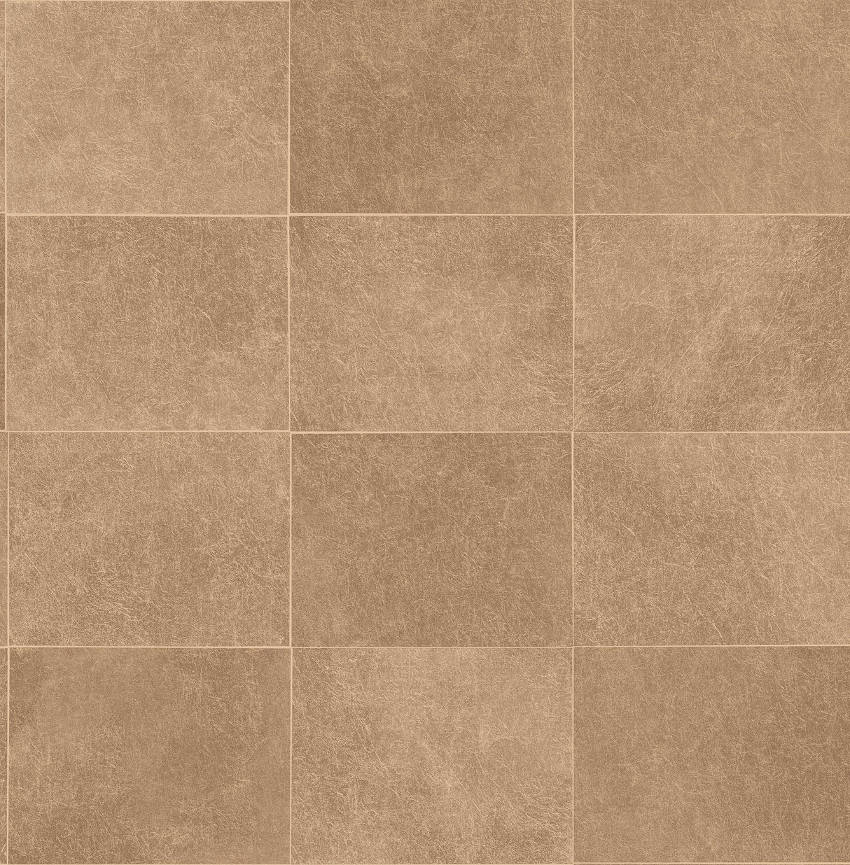 Brewster 2904-24910 Cecelia Bronze Faux Tile Wallpaper