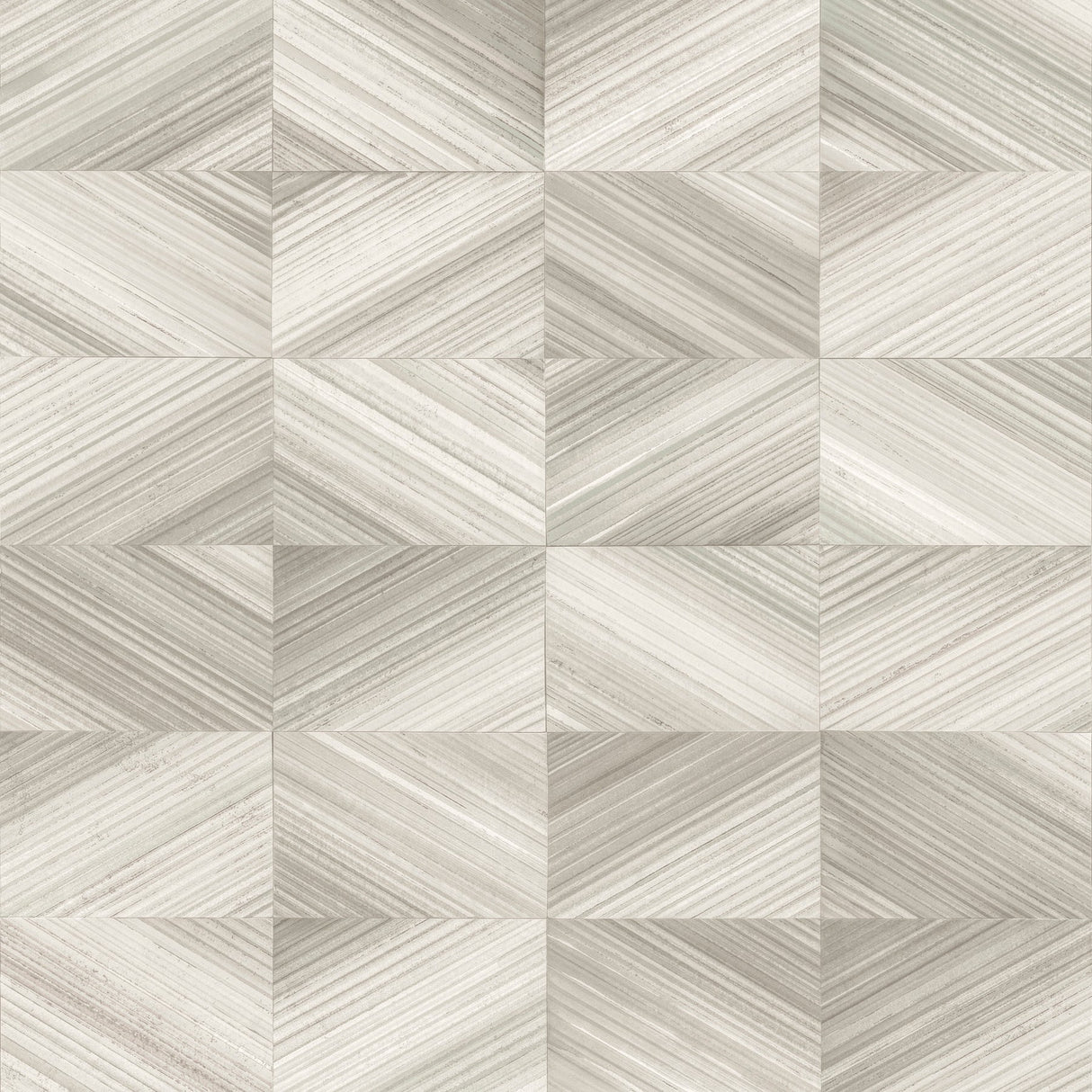 Brewster 2904-25377 Stratum Taupe Geometric Faux Wood Wallpaper