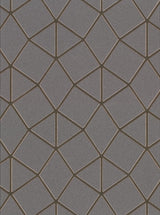 Brewster 2904-42490 Albion Taupe Geometric Wallpaper