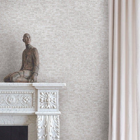 A-Street Prints 2908-24918 Belvedere Ivory Faux Slate Wallpaper