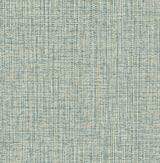 A-Street Prints 2908-24944 Rattan Teal Woven Wallpaper