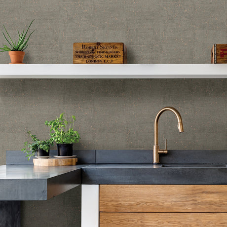 A-Street Prints 2908-24951 Millau Taupe Faux Concrete Wallpaper