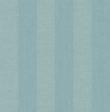 A-Street Prints 2908-25309 Intrepid Aqua Faux Grasscloth Stripe Wallpaper