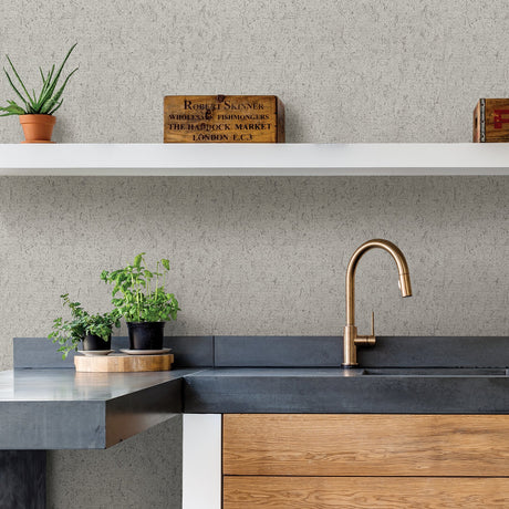 A-Street Prints 2908-25317 Guri Grey Faux Concrete Wallpaper