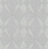 A-Street Prints 2908-25333 Intrinsic Silver Geometric Wood Wallpaper