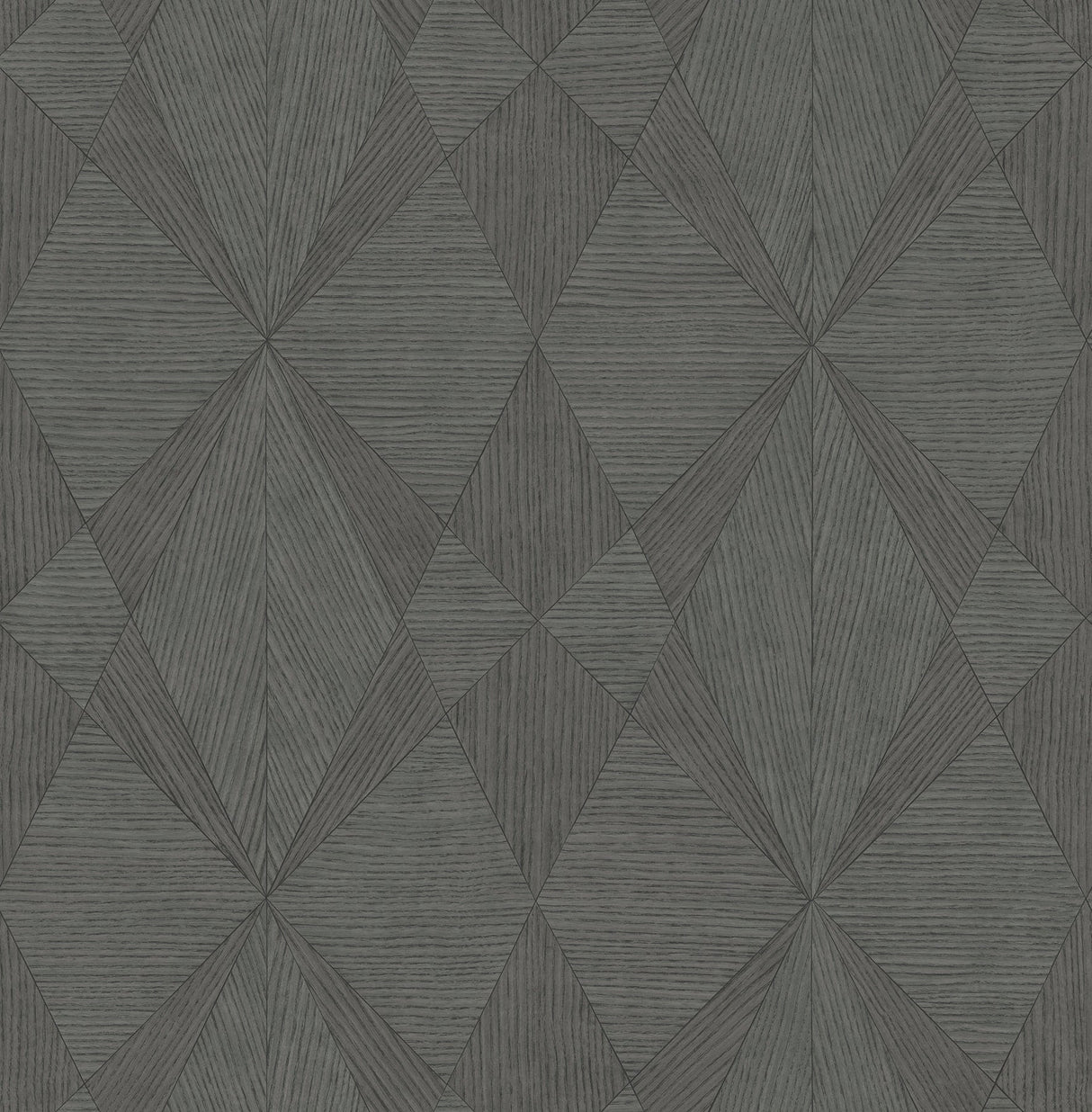 A-Street Prints 2908-25334 Intrinsic Dark Grey Geometric Wood Wallpaper
