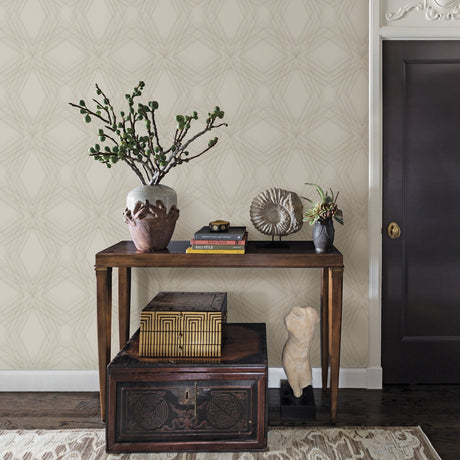 A-Street Prints 2908-87108 Relativity Grey Geometric Wallpaper