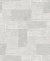 A-Street Prints 2908-87114 Composition Silver Global Geometric Wallpaper