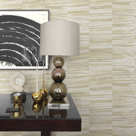 A-Street Prints 2908-87120 Lithos Light Yellow Geometric Marble Wallpaper