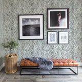 Brewster 2909-DWP0074-03 Bunter Slate Distressed Geometric Wallpaper