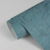 Brewster 2909-MLC-144 Quimby Teal Faux Concrete Wallpaper