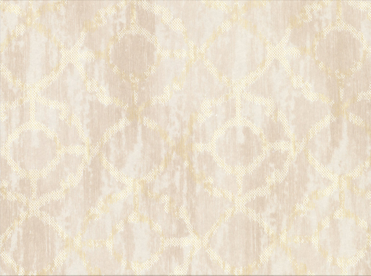 Brewster 2909-SH-13021 Dashwood Cream Distressed Geometric Wallpaper