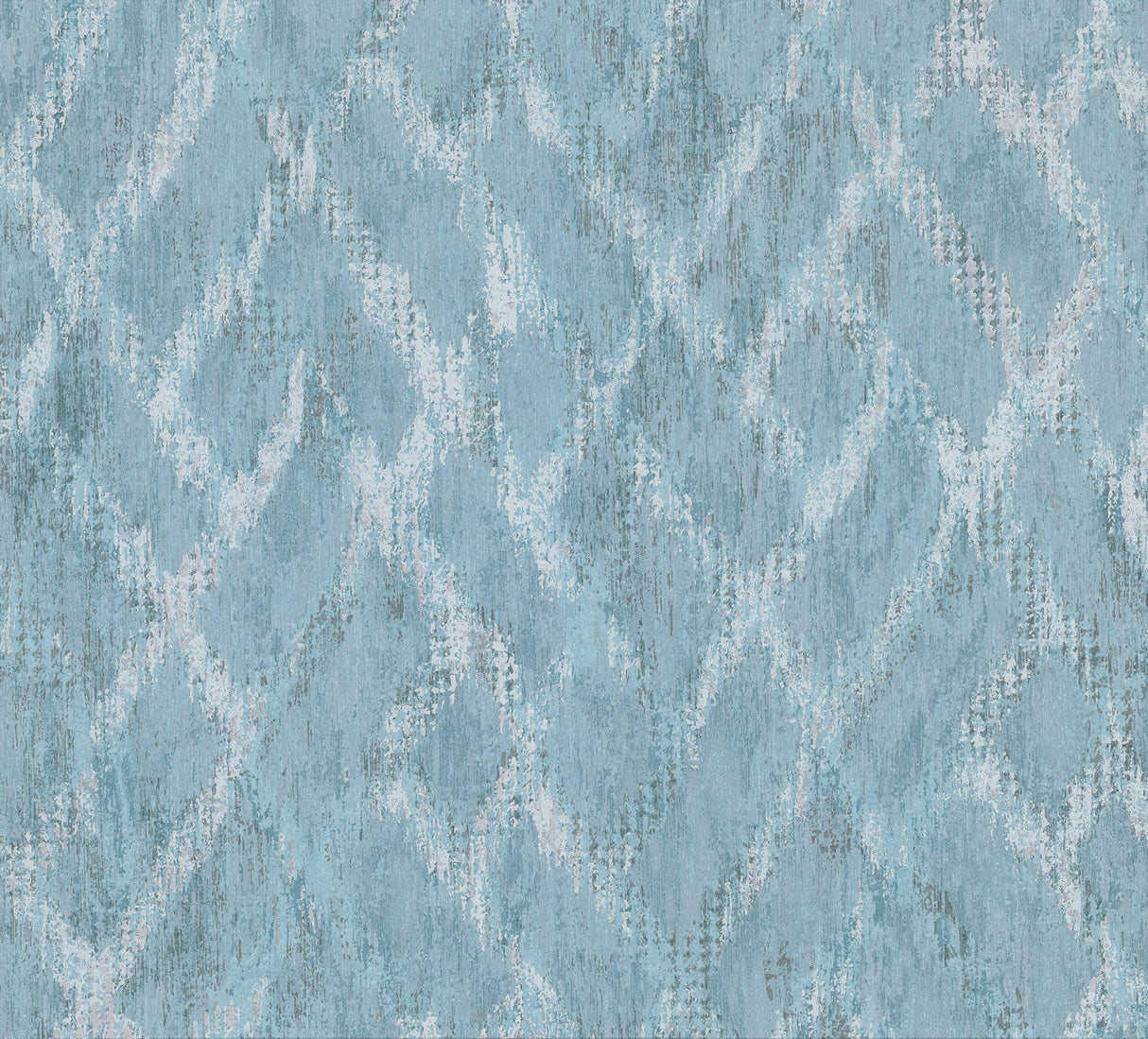 Brewster 2909-SH-13047 Bunter Turquoise Distressed Geometric Wallpaper