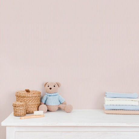 Galerie Bambino Tiny Stripes Pink Sidewall 292-1